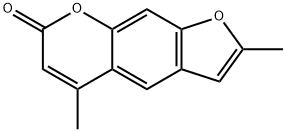 4,5-dimethylpsoralen 结构式