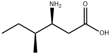 3-氨基-4-甲基己酸 结构式