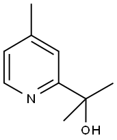 2-(4-Methylpyridin-2-yl)propan-2-ol 结构式