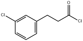 Benzenepropanoyl chloride, 3-chloro- 结构式