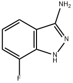 7-氟-1H-吲唑-3-胺 结构式