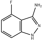 4-氟-1H-吲唑-3-胺 结构式