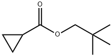 Cyclopropanecarboxylic acid, 2,2-dimethylpropyl ester (9CI) 结构式