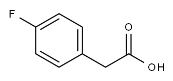4-氟苯乙酸 结构式