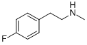 [2-(4-氟苯基)乙基]甲胺 结构式