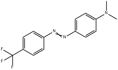 4-(Dimethylamino)-4'-(trifluoromethyl)azobenzene 结构式