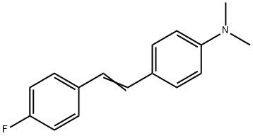 4-(Dimethylamino)-4'-fluorostilbene 结构式