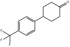 4-[4-(三氟甲基)苯基]环己酮 结构式