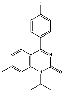 氟丙喹宗 结构式