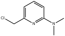 6-(CHLOROMETHYL)-N,N-DIMETHYLPYRIDIN-2-AMINE 结构式