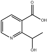 2-(1-羟乙基)烟酸 结构式