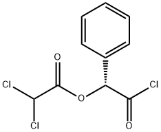 (R)-2-chloro-2-oxo-1-phenylethyl dichloroacetate 结构式