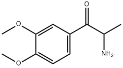 1-Propanone,  2-amino-1-(3,4-dimethoxyphenyl)- 结构式