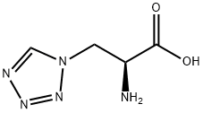 3-(2-四唑基)-L-丙氨酸 结构式