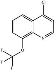 4-氯-8-三氟甲氧基喹啉 结构式