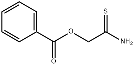 2-苯甲酰氧基乙硫酰胺 结构式