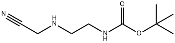 Carbamic acid, [2-[(cyanomethyl)amino]ethyl]-, 1,1-dimethylethyl ester (9CI) 结构式