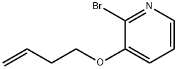 2-溴-3-(丁基-3-烯氧基)吡啶 结构式