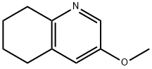 Quinoline, 5,6,7,8-tetrahydro-3-methoxy- (9CI) 结构式