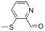 2-Pyridinecarboxaldehyde, 3-(methylthio)- (9CI) 结构式
