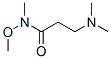 Propanamide, 3-(dimethylamino)-N-methoxy-N-methyl- (9CI) 结构式