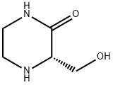 (S)-3-(羟甲基)哌嗪-2-酮 结构式