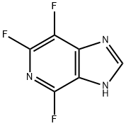 1H-Imidazo[4,5-c]pyridine,  4,6,7-trifluoro-  (9CI) 结构式