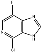 3H-咪唑并[4,5-C]吡啶-1,4 - 氯-7-氟 结构式