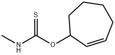 Carbamothioic acid, methyl-, O-2-cyclohepten-1-yl ester (9CI) 结构式