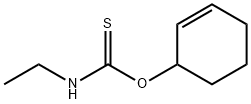 Carbamothioic acid, ethyl-, O-2-cyclohexen-1-yl ester (9CI) 结构式