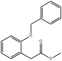 METHYL 2-(PHENYLMETHOXY)-BENZENEACETATE 结构式