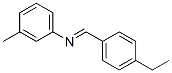 Benzenamine, N-[(4-ethylphenyl)methylene]-3-methyl- (9CI) 结构式