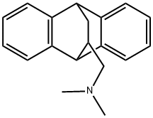 9,10-Dihydro-11-(dimethylaminomethyl)-9,10-ethanoanthracene 结构式