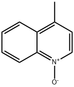 4-甲基喹啉-N-氧化物 结构式