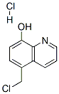 5-(氯甲基)-8-喹啉醇盐酸盐 结构式