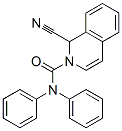 1-Cyano-1,2-dihydro-N,N-diphenyl-2-isoquinolinecarboxamide 结构式