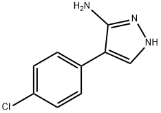 4-(4-chlorophenyl)-2H-pyrazol-3-amine 结构式