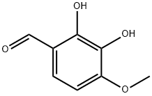 2,3-二羟基-4-甲氧基苯甲醛 结构式