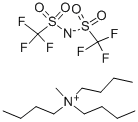 三正丁基甲铵双(三氟甲磺酰)亚胺盐 结构式