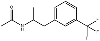 N-[1-Methyl-2-[3-(trifluoromethyl)phenyl]ethyl]acetamide 结构式