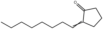 2-Octylidenecyclopentanone 结构式