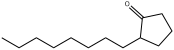 2-辛基环戊烷-1-酮 结构式