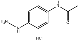 4-Acetamidophenylhydrazine hydrochloride 结构式