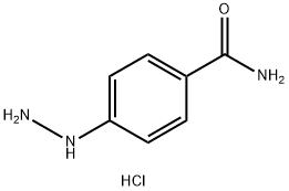 (4-氨基甲酰苯基)肼盐酸盐 结构式