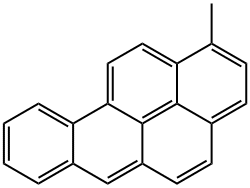 1-METHYLBENZO(A)PYRENE 结构式