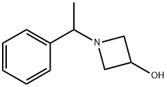 1-(1-PHENYLETHYL)-3-AZETIDINOL 结构式