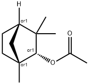 (1,3,3-TRIMETHYLNORBORNAN-2-YL) ACETATE 结构式