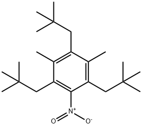 1,3,5-Tris(2,2-dimethylpropyl)-2,4-dimethyl-6-nitrobenzene 结构式