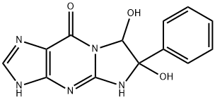 9H-Imidazo[1,2-a]purin-9-one,  1,4,6,7-tetrahydro-6,7-dihydroxy-6-phenyl-  (9CI) 结构式