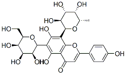 三色堇黄苷 结构式